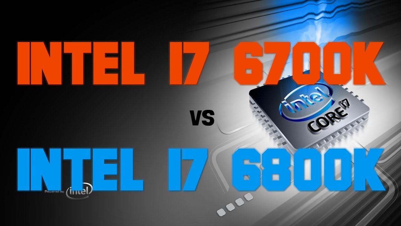 I7 6800k Vs I7 9700f