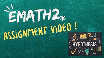 EMATH 2 VIDEO ASSIGNMENT |TP | NEROSA DO BALAKRISHNAN| 2504558D