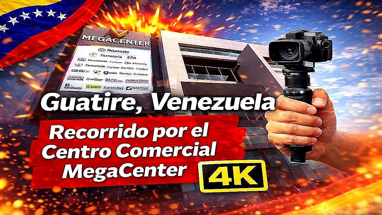 Guatire, Venezuela: Recorrido por el NUEVO Centro Comercial MegaCenter [4K]