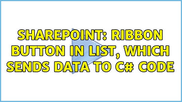 Sharepoint: Ribbon Button in List, which sends Data to C# code