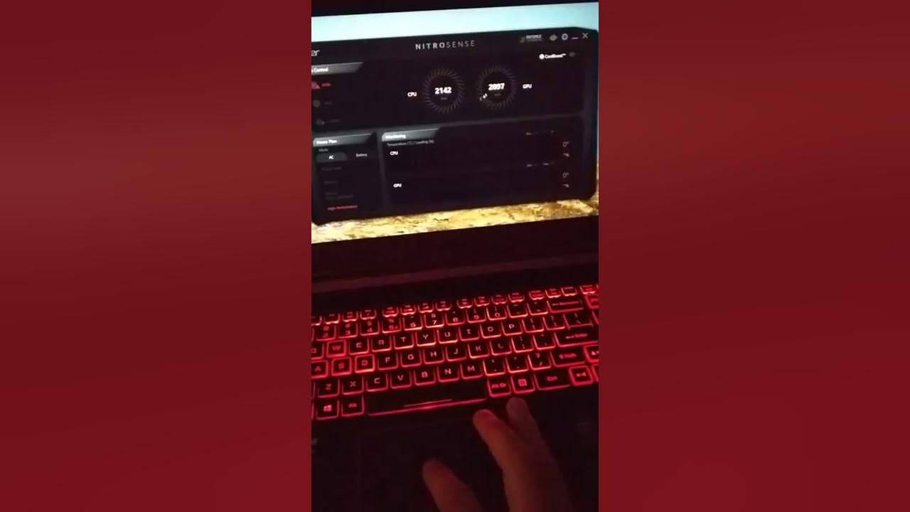 Acer Nitro 5 backlit keyboard settings on/off 30 seconds and brightness ...