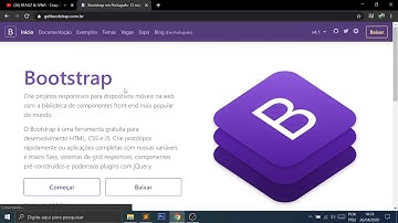 criando um menu responsivo com HTML5 e Bootstrap 4 (links na descrição) #1