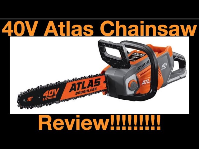 Atlas 40V Brushless Cordless 16 in. Chainsaw - Tool Only