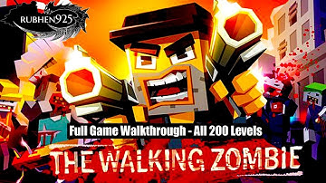 The Walking Zombie: Dead City (PC) - Full Game Walkthrough (All 200 Levels)