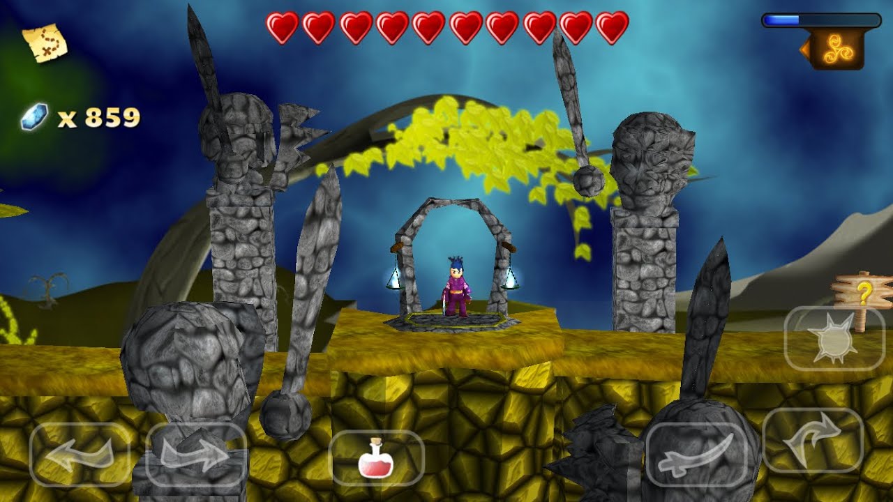 How to Navigate Wastelands in Swordigo (All Treasures)