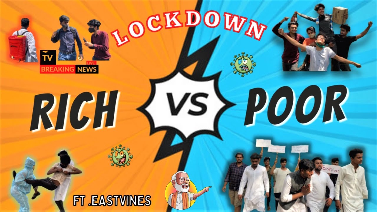 LOCKDOWN RICH VS POOR LIFE COVID-19 FT EASTVINES FUNNYVIDEO  LOCKDOWN 2.0 FUNNY ELECTION CORONA 2021