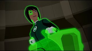 Green Lantern (Jessica Cruz) (DCAU) Powers and Fight Scenes  Justice League vs The Fatal Five