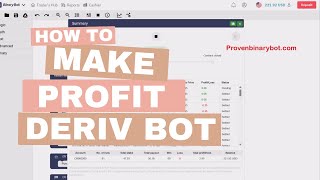 Famous Lucrative Deriv.com Bot - Beam Up Down Deriv Bot | Unbelievable Result Deriv Bot Download Wealth