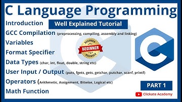 C Language Programming Full Tutorial for Complete Beginners - 001