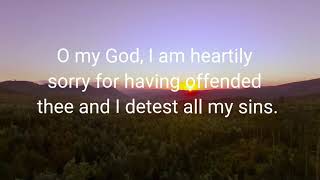Act of Contrition