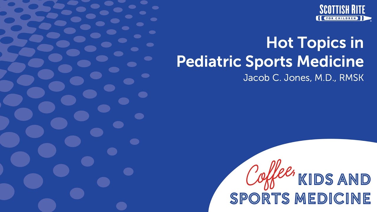 Hot Topics in Sports Medicine with Dr. Jacob Jones YouTube
