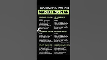 Make your Marketing Plan with just prompts #trendingreels #reels #facebookreelsviral #AI #prompt