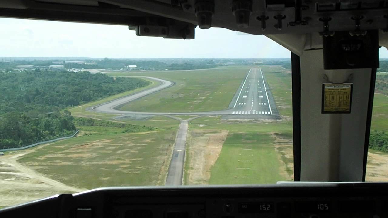 Pouso 767 ABSA Cargo em Eduardo Gomes - Manaus AM