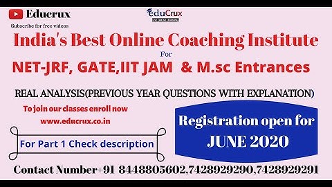 Real Analysis Previous year questions with explanation | Net Mathematics | Gate Mathematics | Part 2