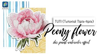 [TUTI] Melukis bunga Peony menggunakan Ibis Paint | Watercolor Effect | SketchZa screenshot 5