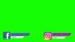 Sosyal Medya Facebook İnstagram Hd Green Screen