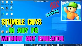 HOW TO DOWNLOAD STUMBLE GUYS WITHOUT BLUESTACKS IN LOW END PC |💯working