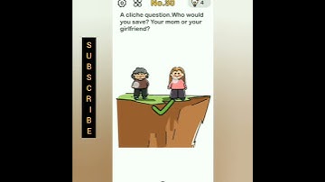 Brain Out-Can you pass it? || Who would you save? || Level 30 || Answers ||