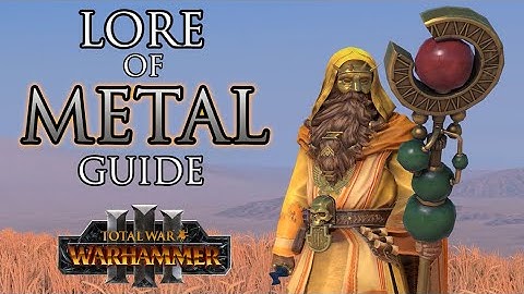 How to use the LORE of METAL spells! - Warhammer 3