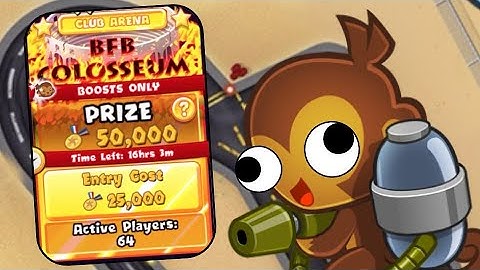 Using Glue Gunner in BFB Colosseum?! Crazy Games (Bloons TD Battles)