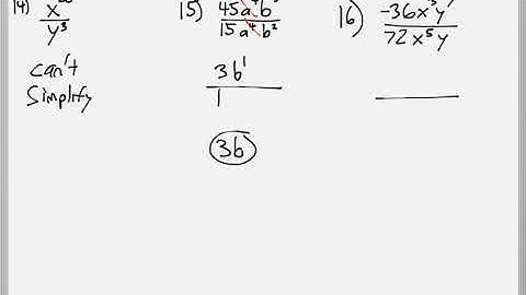 Math 119 : 5.2 #14, #15, #16 (Intermediate Algebra Tutorial : Exponent Rules)