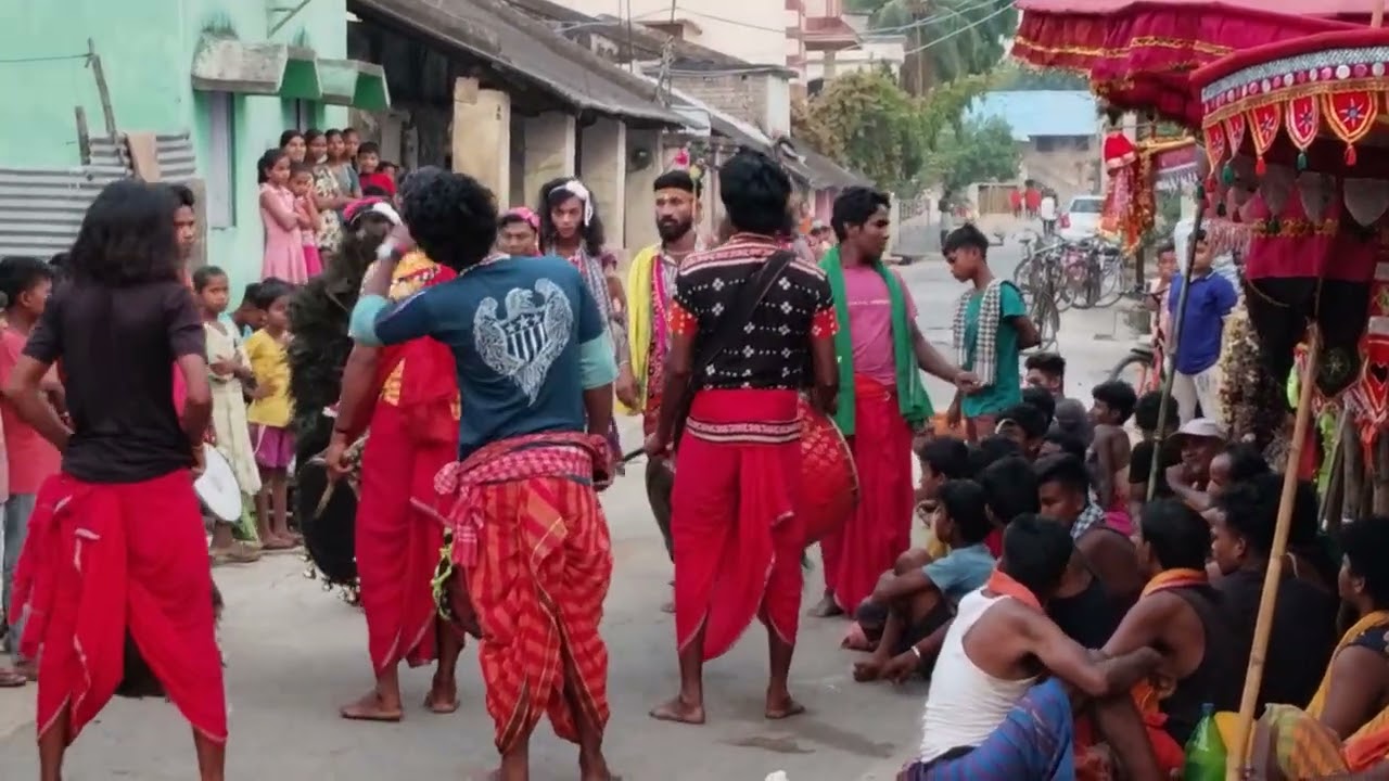 Athmallik Telisahi Danda Pakhal Khia Nacha....## At - Charigharia Sahi 2025 Danda Nurtya 🎉