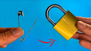 Open any lock without a key 🔓 An incredible way to open a lock ! screenshot 3