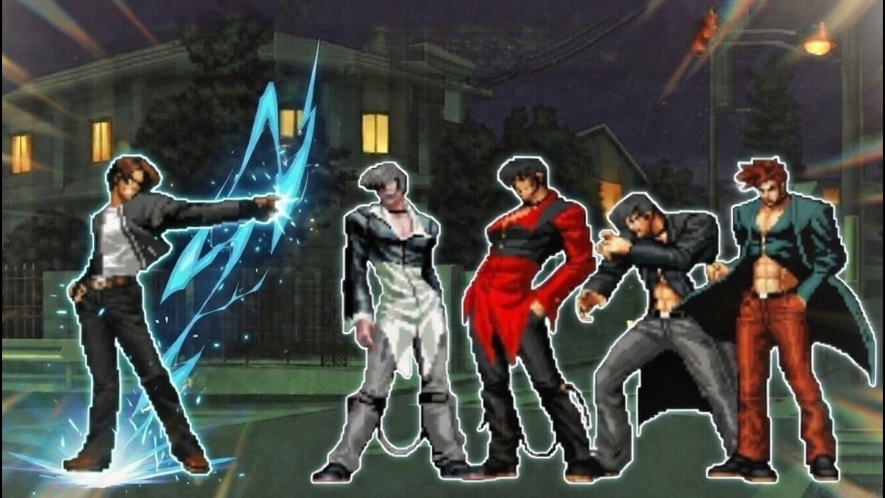 [KOF MUGEN] Kyo Last V2 vs. Iori Team (Request Match)