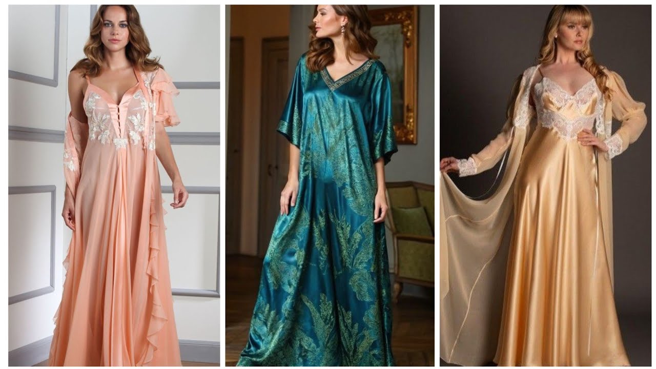 So beautiful silk nighty designing 