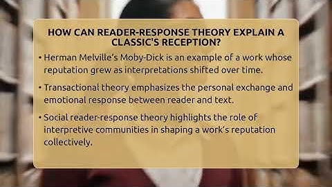 How Can Reader-Response Theory Explain A Classic