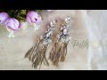 DIY | Tutorial membuat Anting Tassel | how to make a wedding earrings tassel with diamond