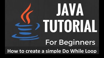 How to create a simple Do While Loop using Java