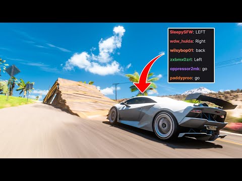 I let Twitch chat control my car In Forza Horizon 5!