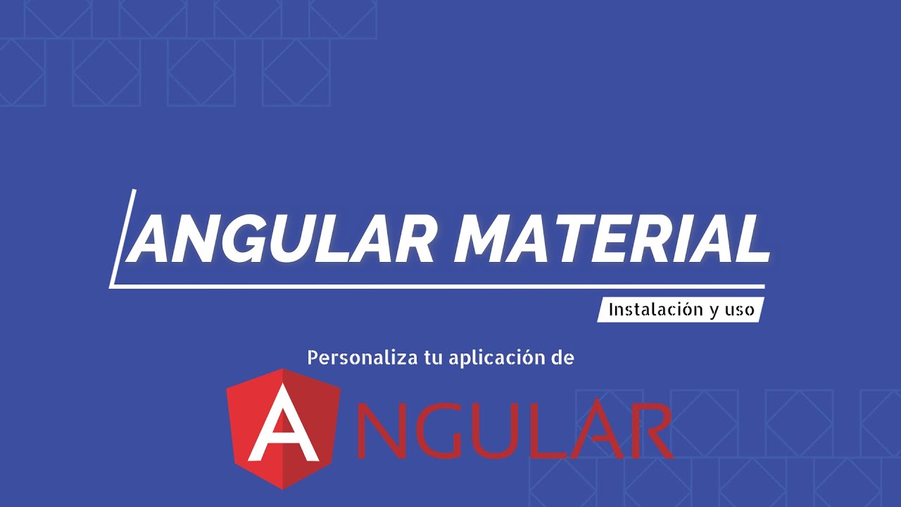 Angular Material - YouTube