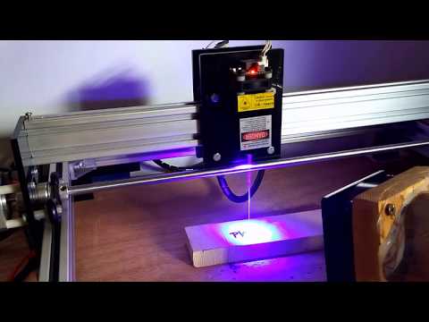 Video Máy khắc laser 2.5W cắt được gỗ không? - youtube