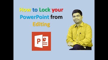 How to Lock PowerPoint Presentation from Editing  (To avoid copy paste or editing by third party)