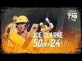 Joe Clarke I  50 off 24 balls I Day 5 I Team Abu Dhabi I Abu Dhabi T10 I Season 4