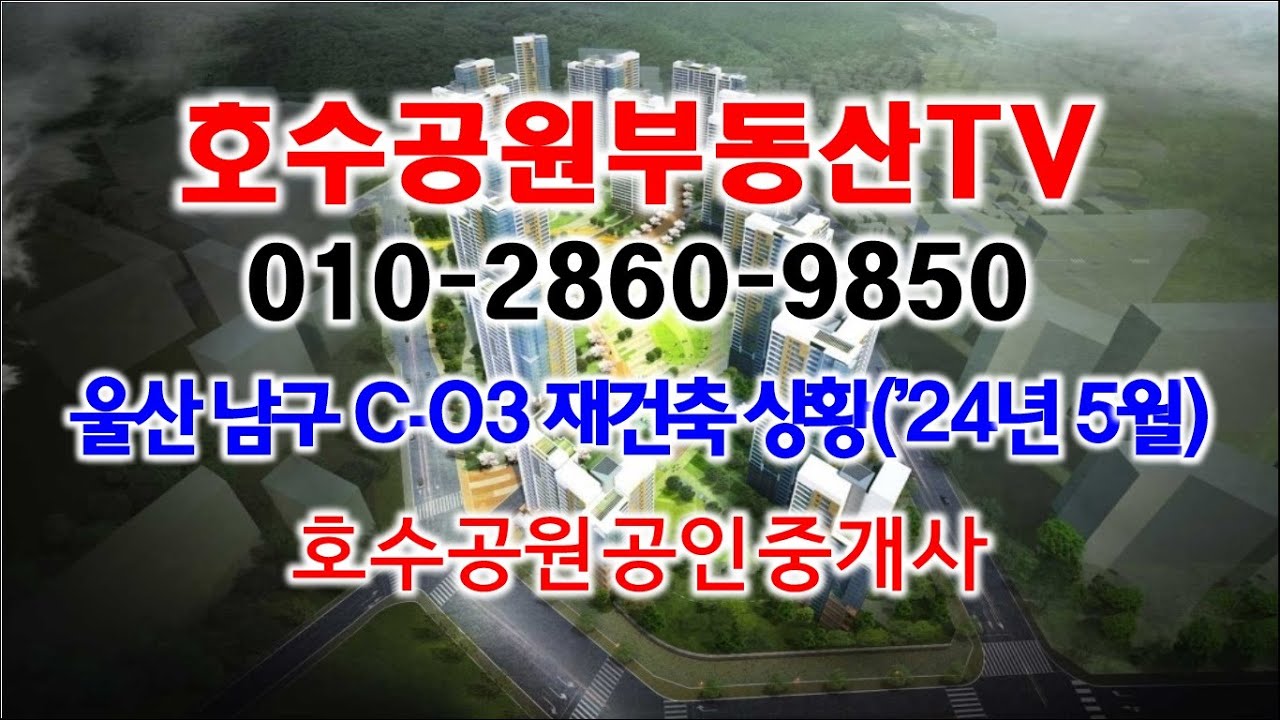 울산 남구 C-03 재건축 추진상황