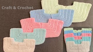 Easy crochet yoke/craft & crochet yoke