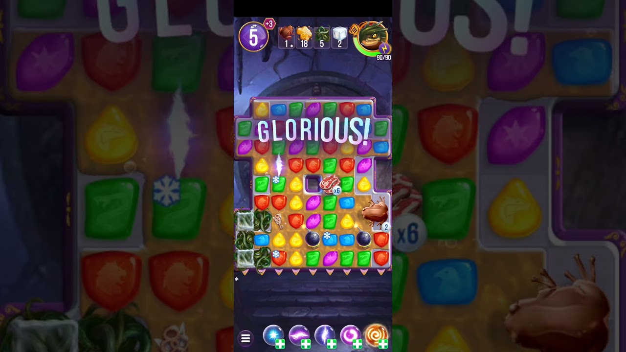 Harry Potter: Puzzles & Spells level 1796 no boosters