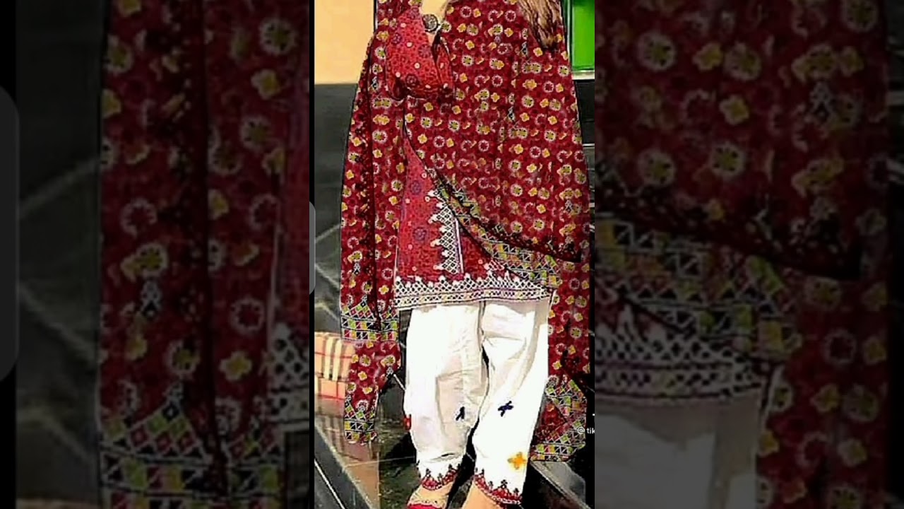 Letest ajrak dress design | Ajrak  design | The Modren choice