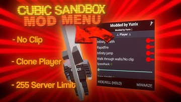 Cubic Sandbox (Clone player/Wallhack) [Mod Menu]