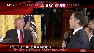 WATCH: Reporter Fact Checks Trump in real time