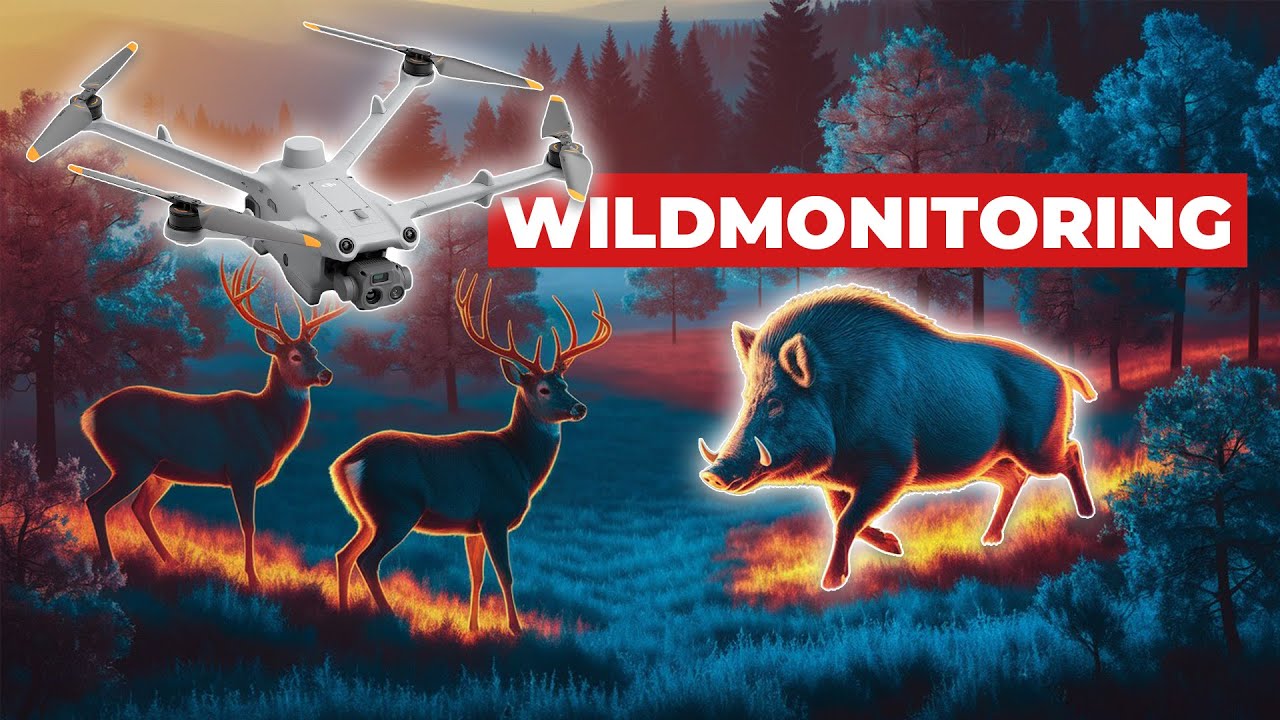 Mit EINER Drohne das GESAMTE Revier im BLICK! - Wildmonitoring mit Drohnen erklärt
