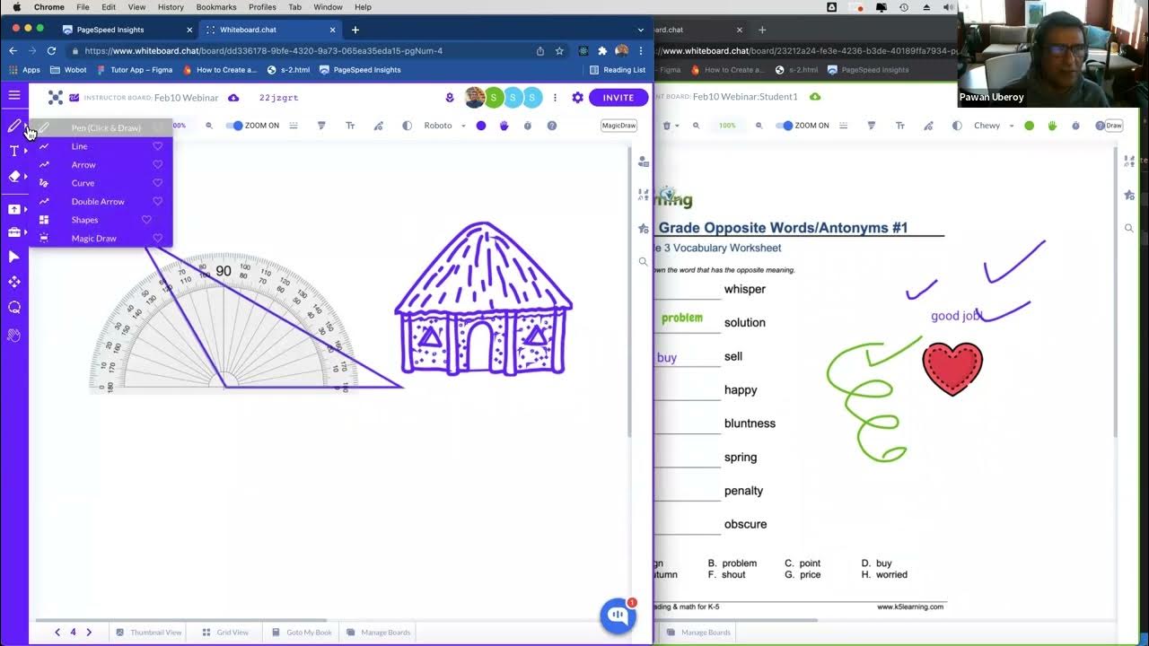 Whiteboard.chat free basic webinar YouTube