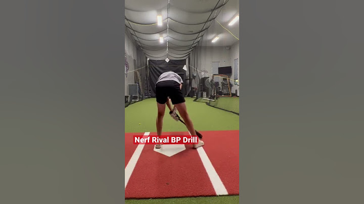 Crazy Nerf Rival Dart Gun Batting Drill for Hand Eye Coordination with The Bullpen Training