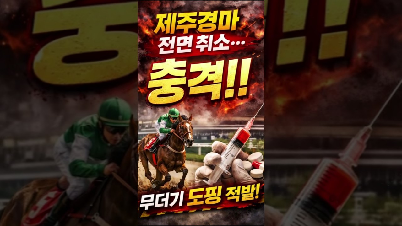 제주경마 전면 취소… 충격!! #뉴스 #경마 #로열더비 #마사회