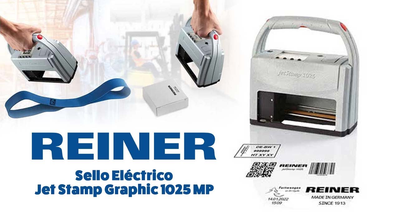 REINER jetStamp 1025 Handheld Inkjet printer CORPORATE video YouTube