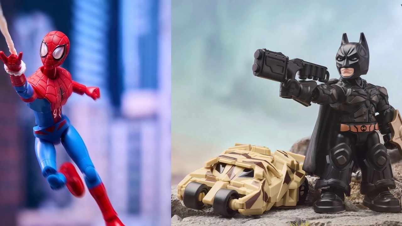 New Spider-Man & Batman model kit action figures revealed by