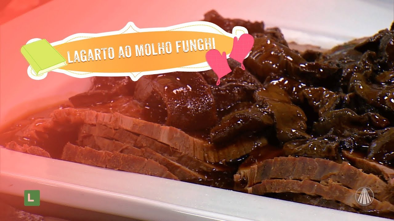 Lagarto ao molho funghi por Roberto Augusto